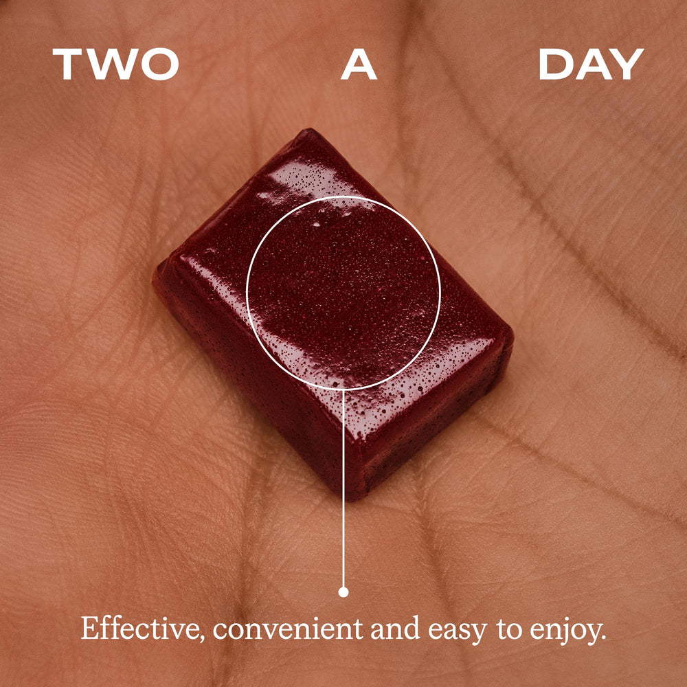 Humann SuperBeets Heart Chews showcase non-GMO, plant-based formula