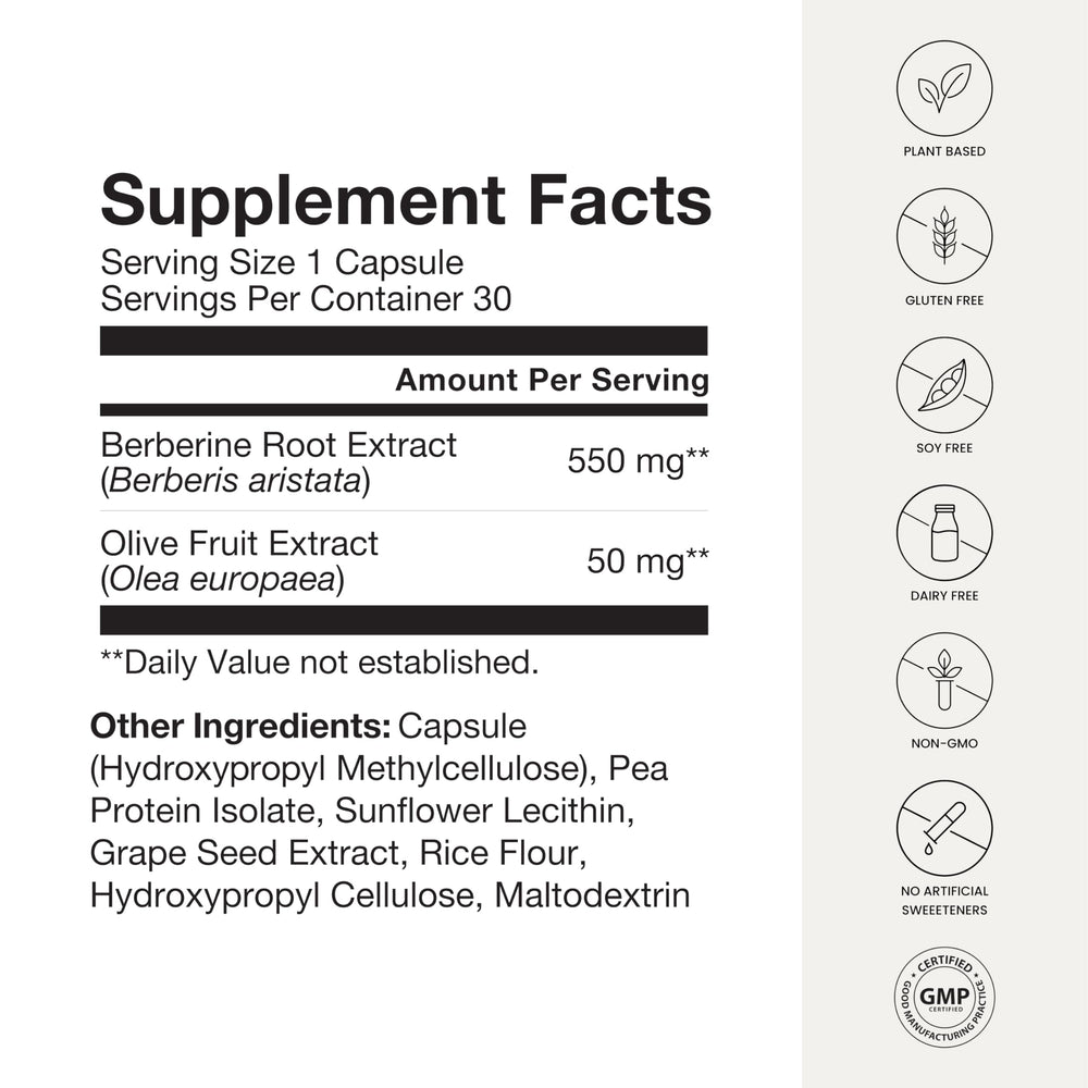 Bottle displaying 30 capsules per bottle
