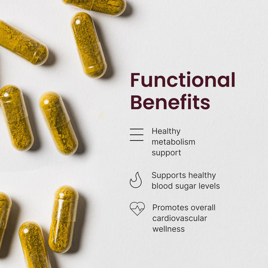 Close-up of SuperBerine berberine capsules