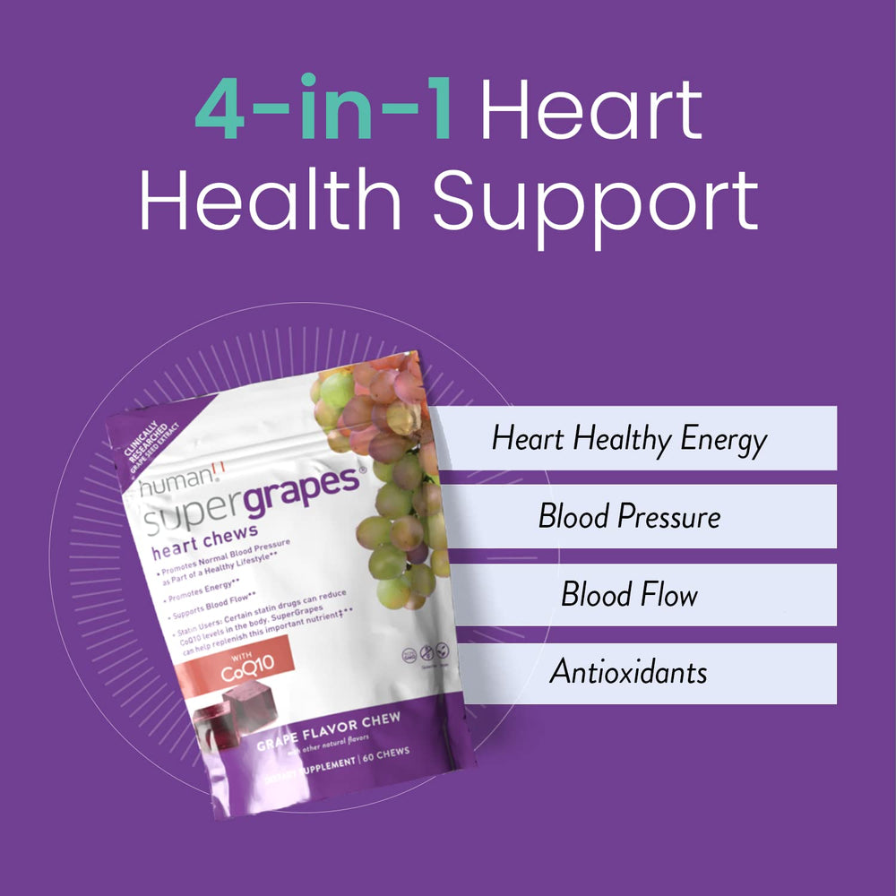 Humann SuperGrapes grape flavor swatch, appealing taste for daily supplementation.