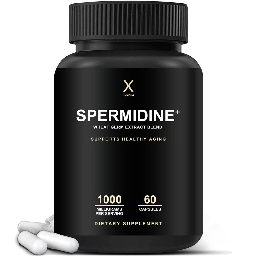 HUMANX Spermidine+ packaging label