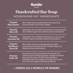 Humble Brands soap body wash scene highlighting full-body refresh after shower
