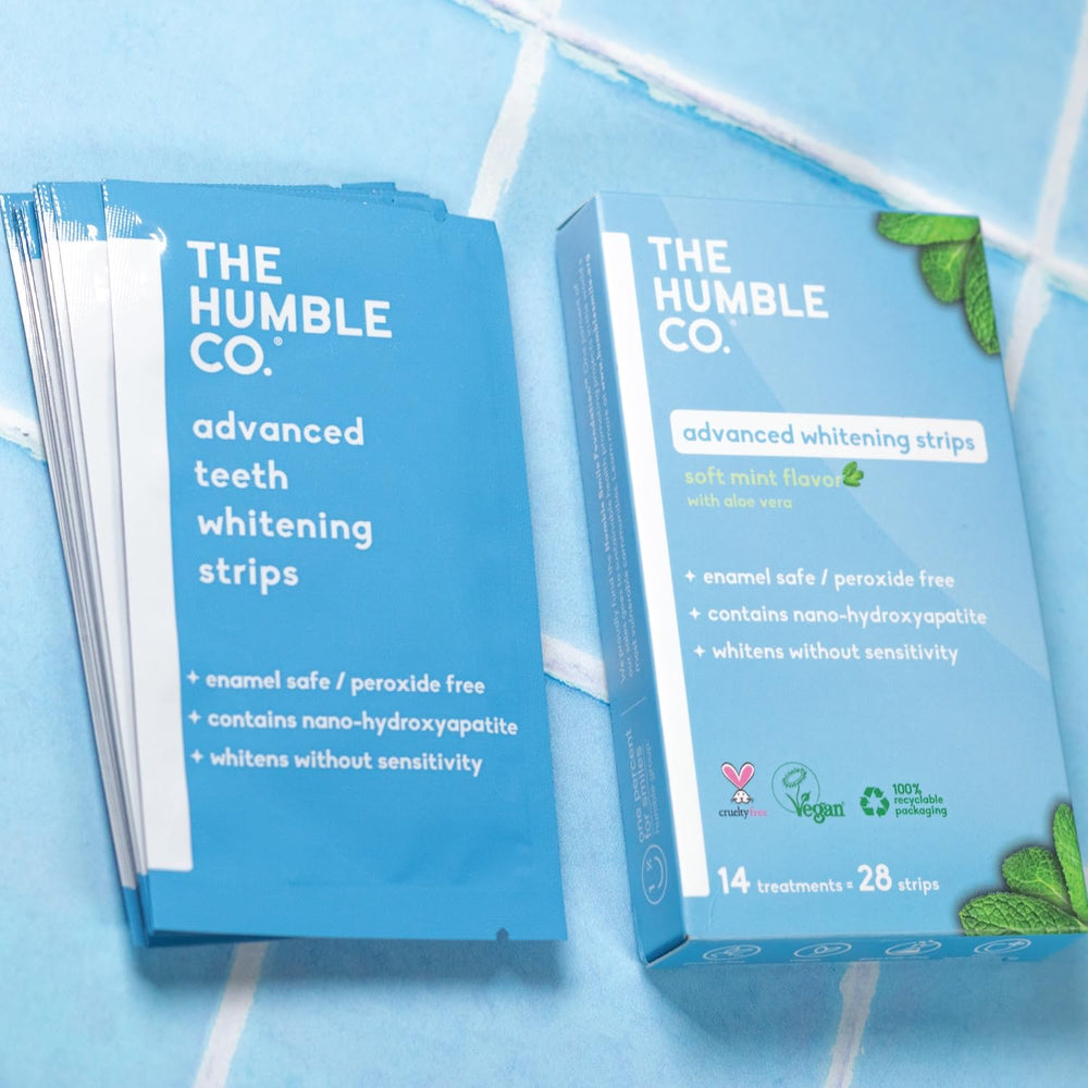 Color progress guide showing a 14-day whitening plan