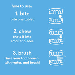 Dentist-developed toothpaste tablet formula with xylitol and probiotics