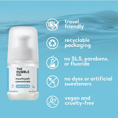 Cap showing water mix step to blend concentrate for rinse