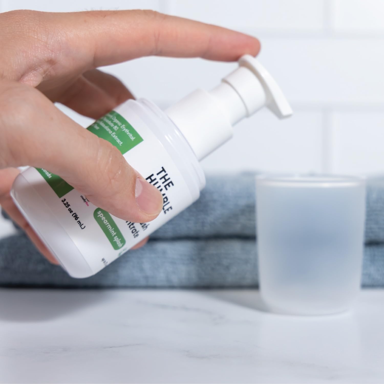 Spearmint flavored mouthwash concentrate 2-pack bottle