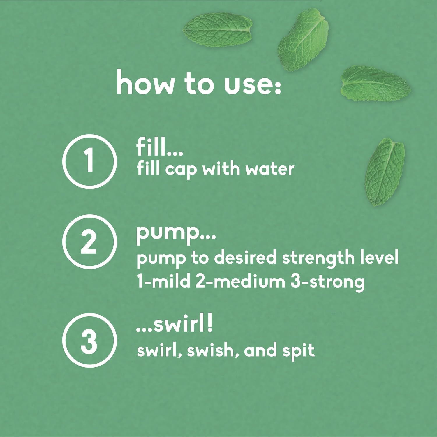 Sustainable packaging and product packaging of The Humble Co mouthwash concentrate