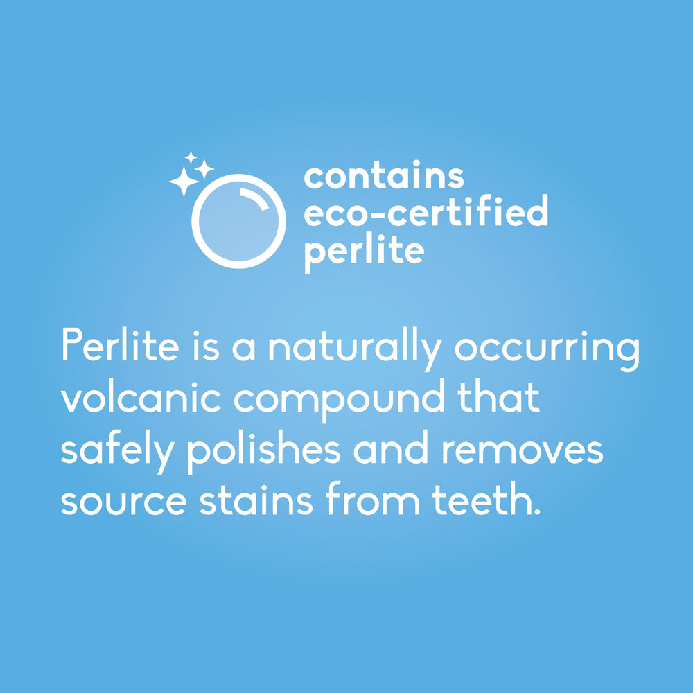 Packaging highlighting fluoride-free and SLS-free formula