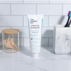 Vegan and cruelty-free certification label on toothpaste packaging