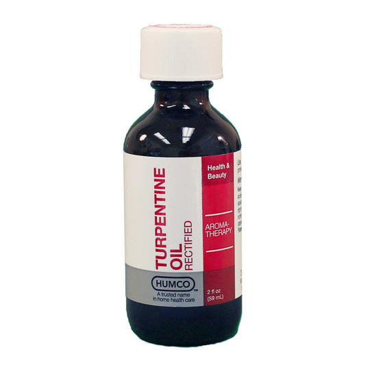 Humco Turpentine Oil Rectified 2 oz bottle