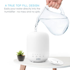 HUME Sense three mist settings indicator