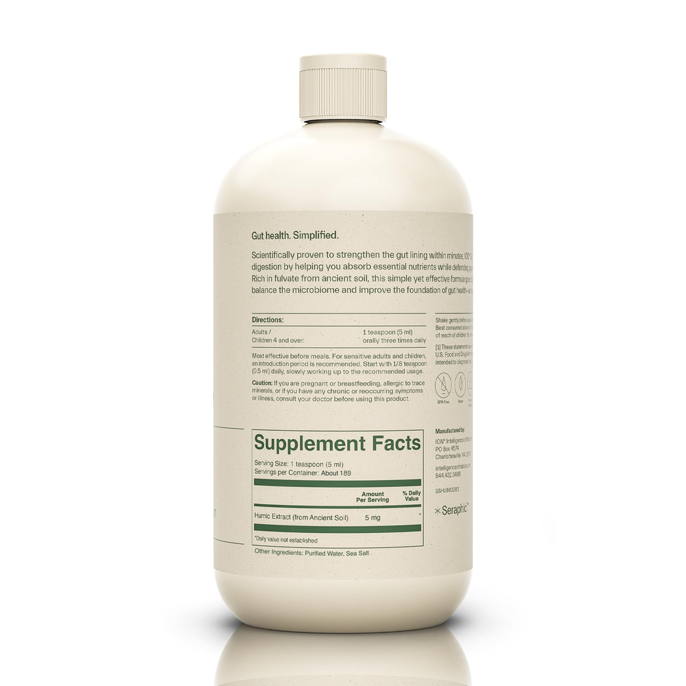 Close-up of humic extract used in ION Gut Support