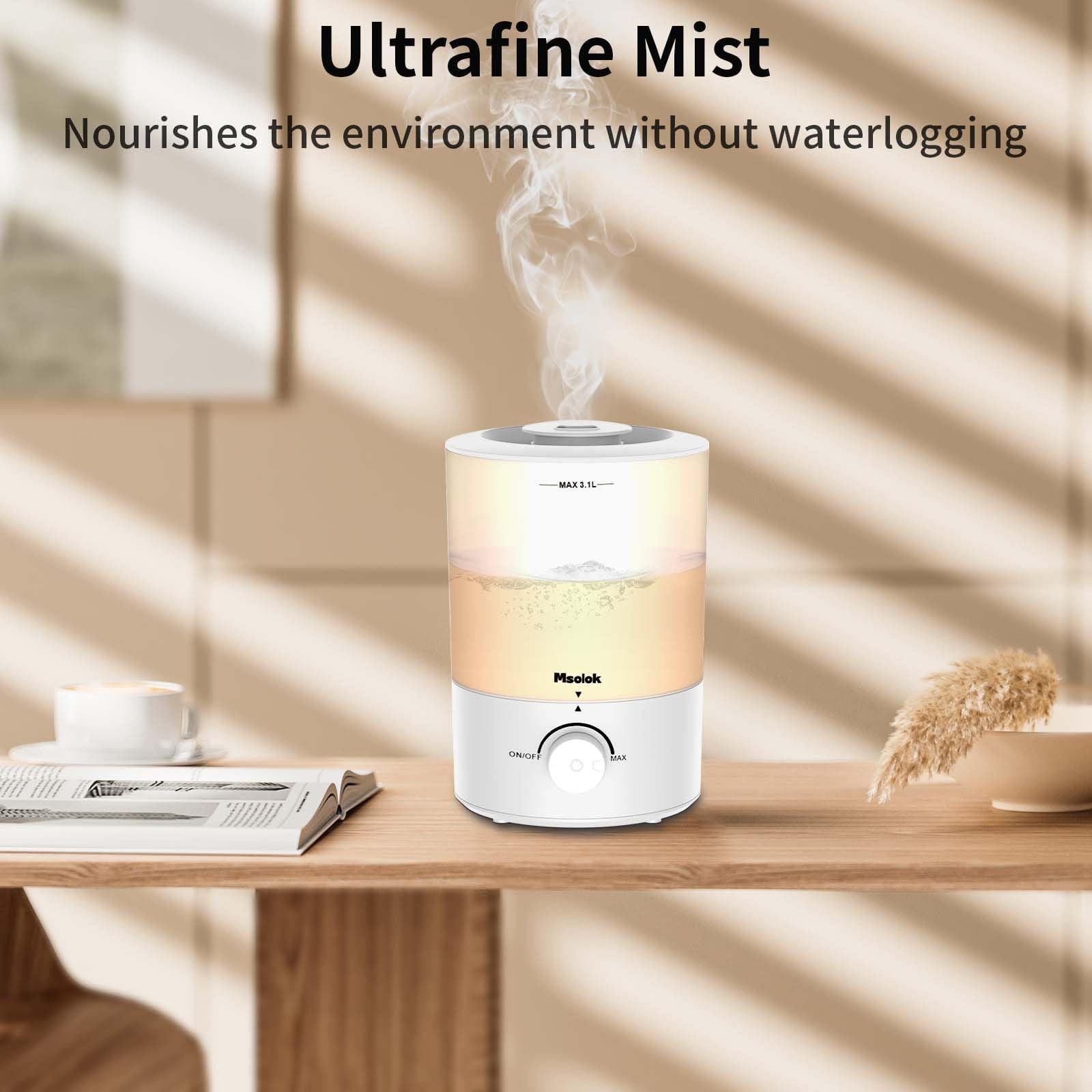 Top-fill design enabling easy refilling and cleaning