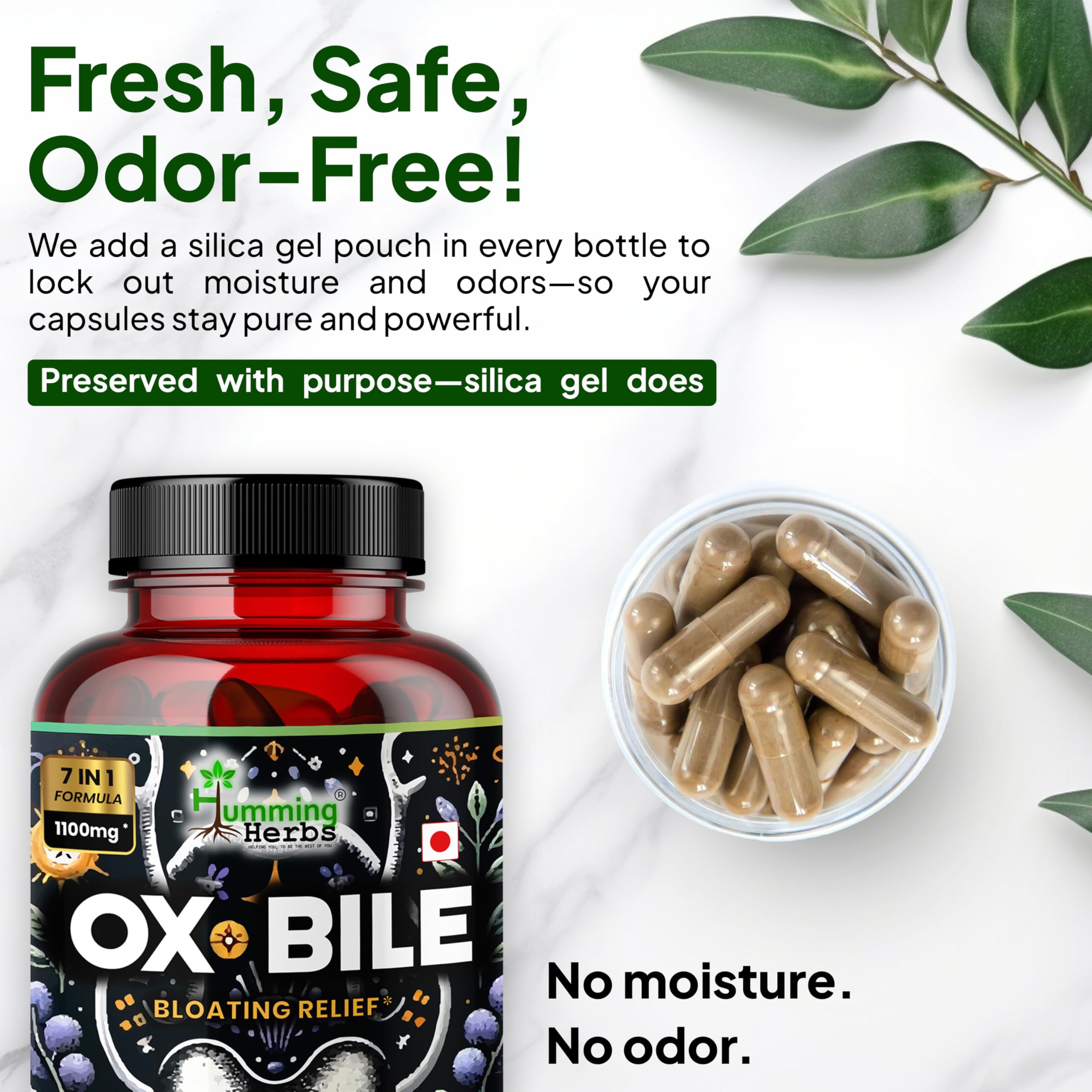Ox Bile with 50% cholic acid and digestion benefits highlighted
