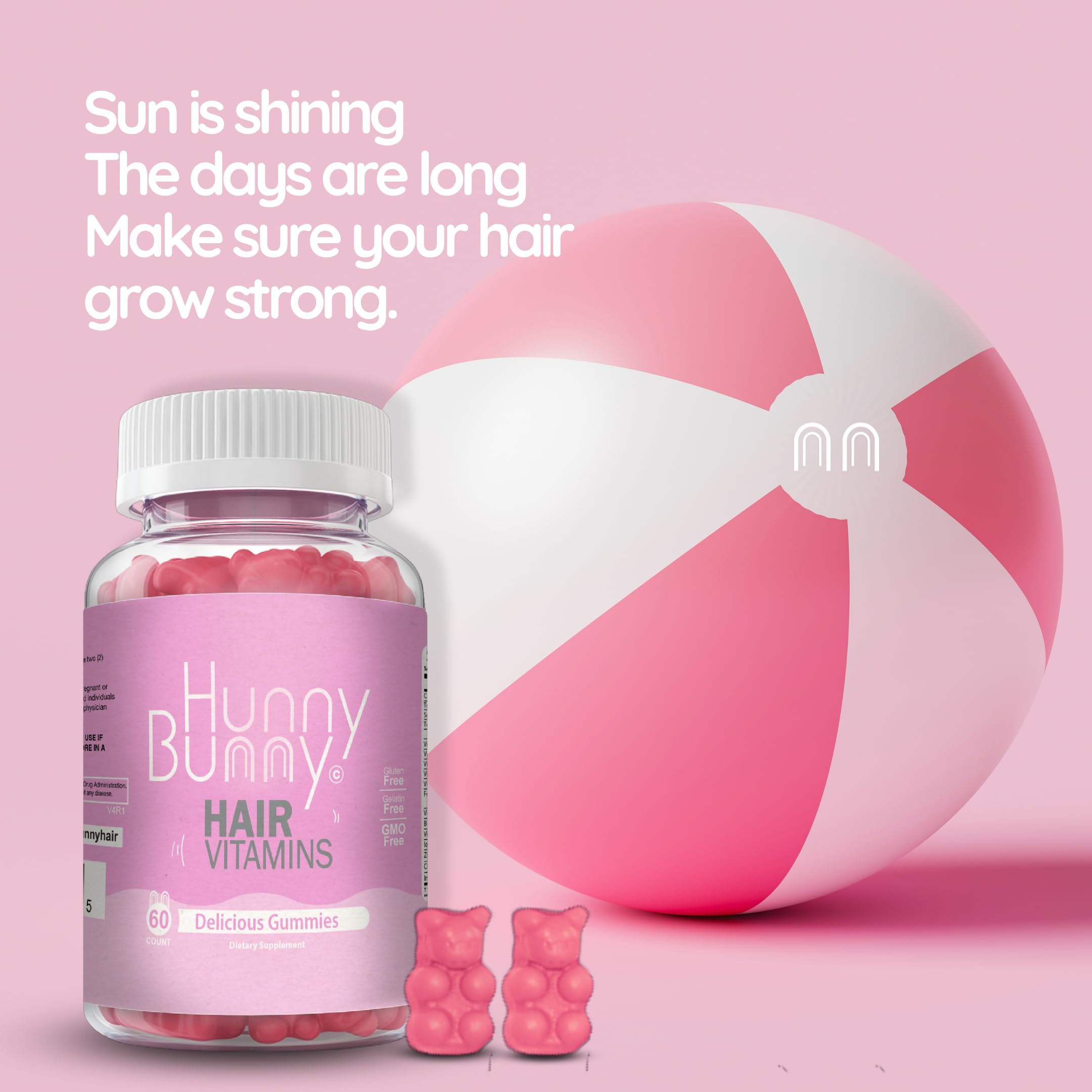 Hunny Bunny Biotin Gummies packaging
