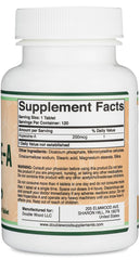 Side view of the Huperzine A 200mcg bottle