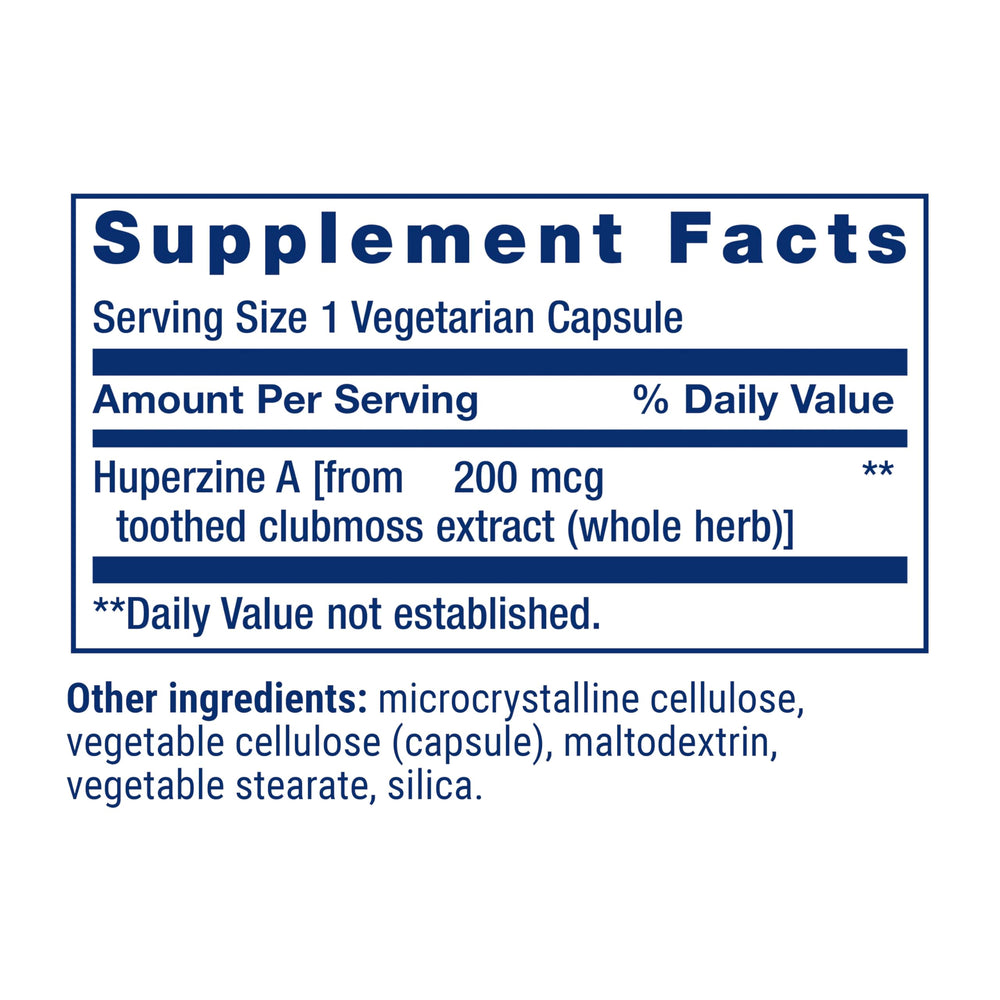 Chinese club moss extract used in Huperzine A