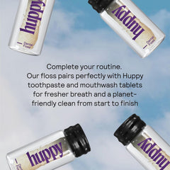 Eco-friendly, cruelty-free vegan dental floss packaging