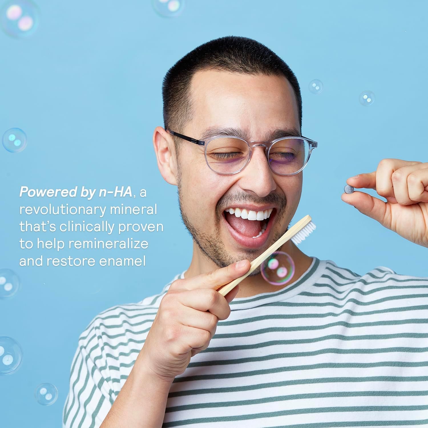 Natural whitening and enamel protection with nano-hydroxyapatite