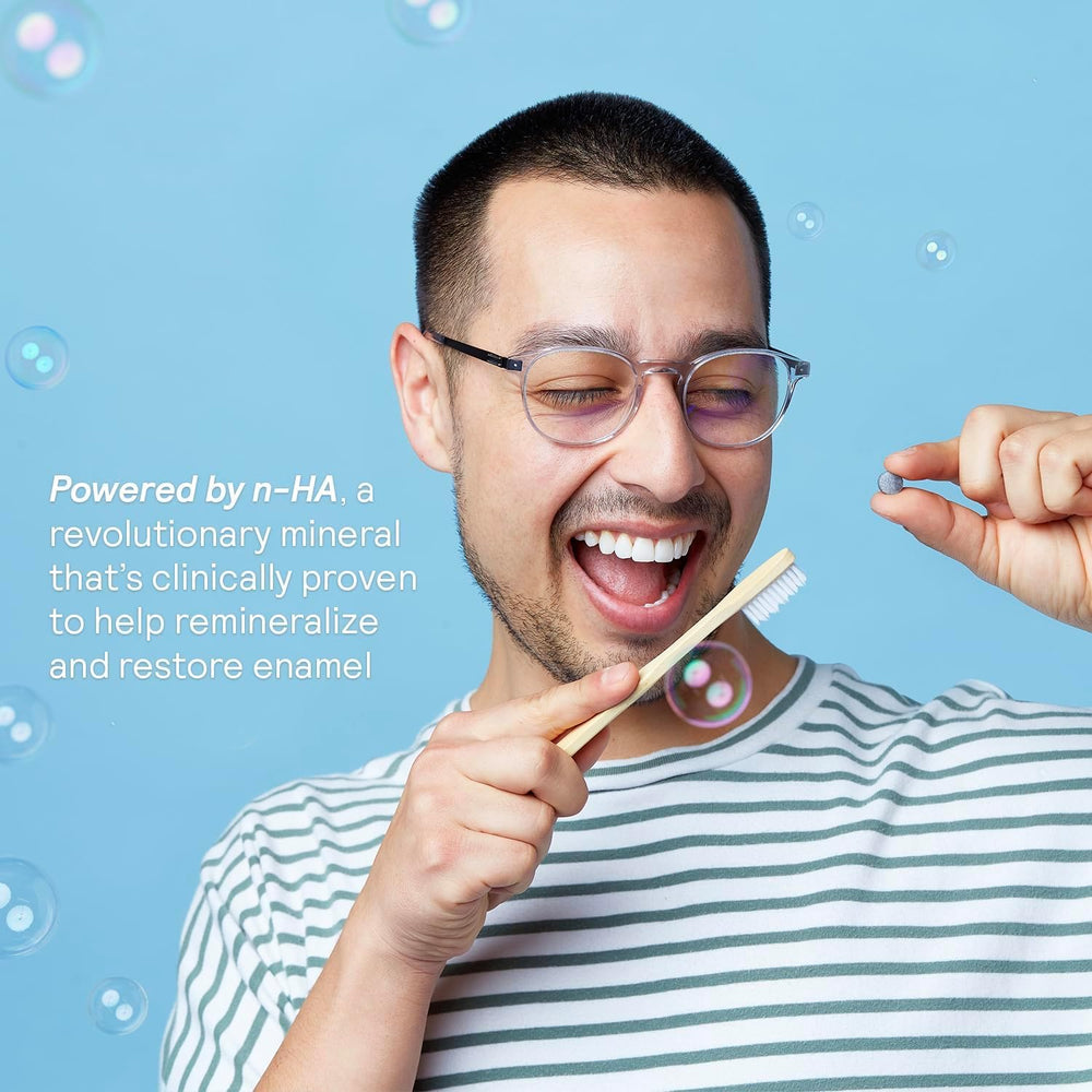 Natural whitening and enamel protection with nano-hydroxyapatite