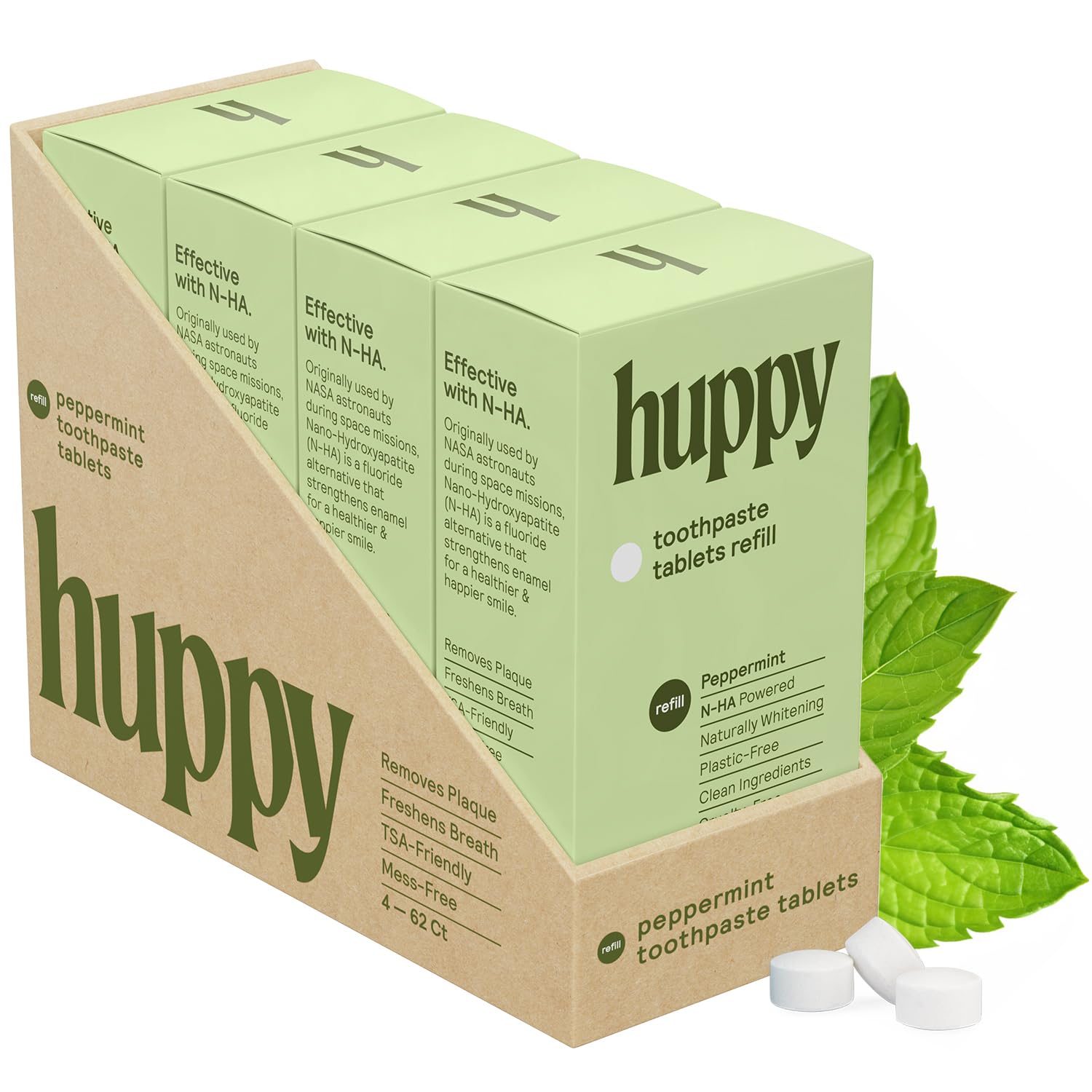 HUPPY Toothpaste Tablets hero shot
