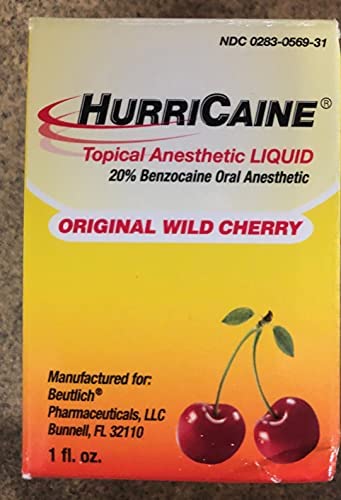 HURRICAINE Liquid Wild Cherry 1oz packaging