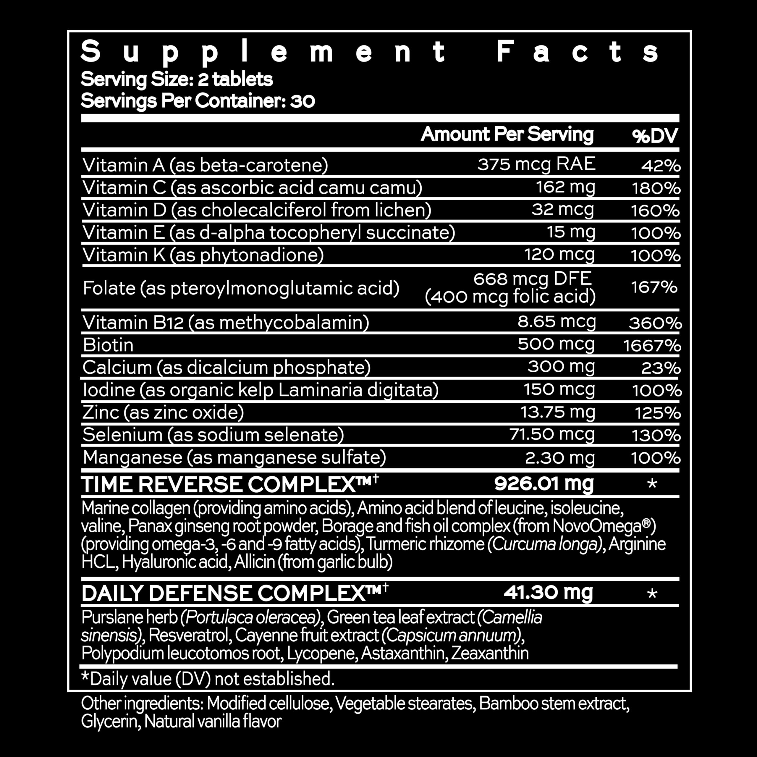 Supplement bottle with capsules on a white background