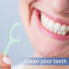 Dual-ended floss picks for adults and children
