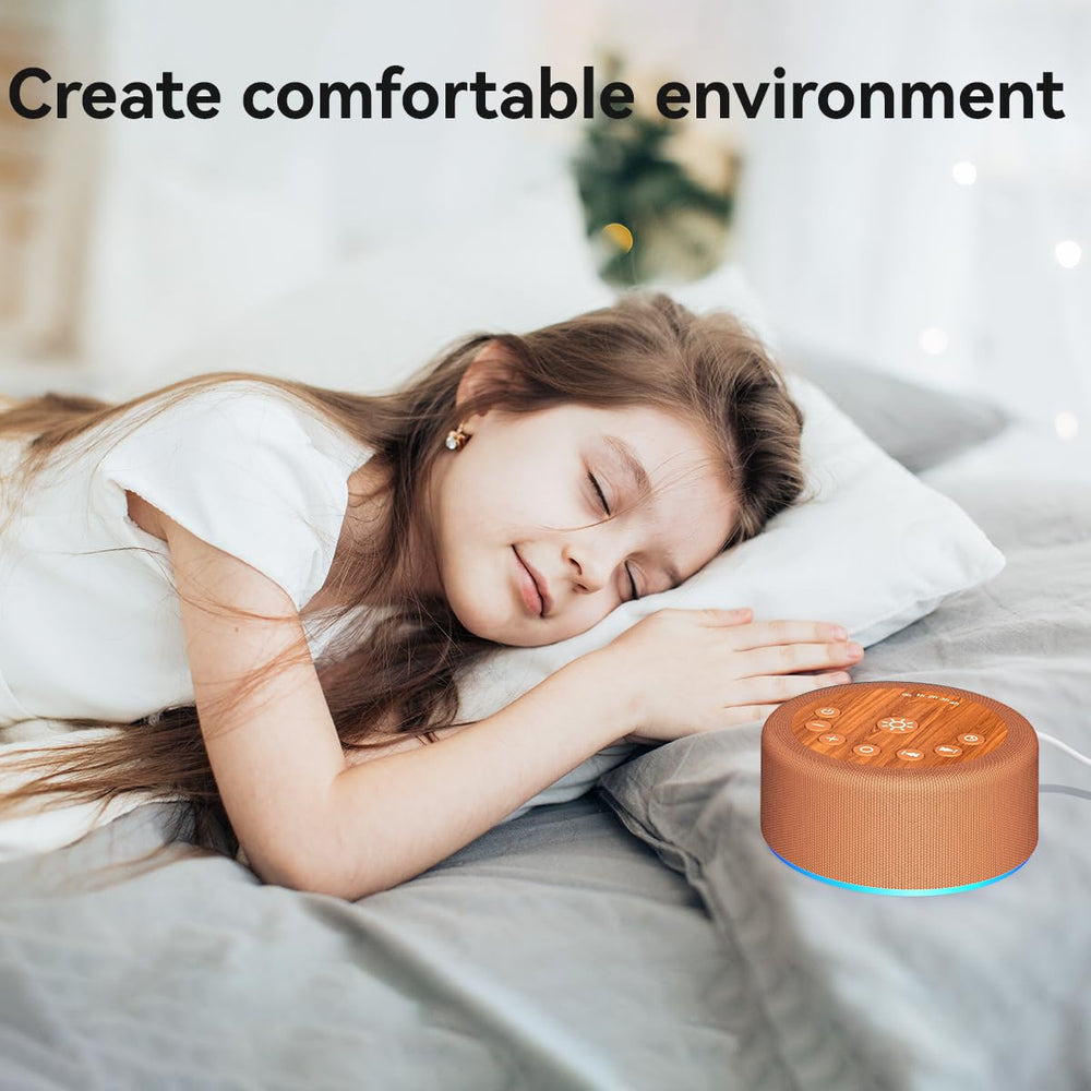 Hushing Sleep Sound Machine brown noise option for focused quiet time
