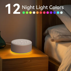 Hushing Sound Machine shows 30 non-looping sounds for sleep and concentration.