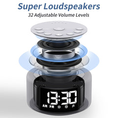 Hushing sound machine auto-off timer helps conserve energy with automatic sleep schedules
