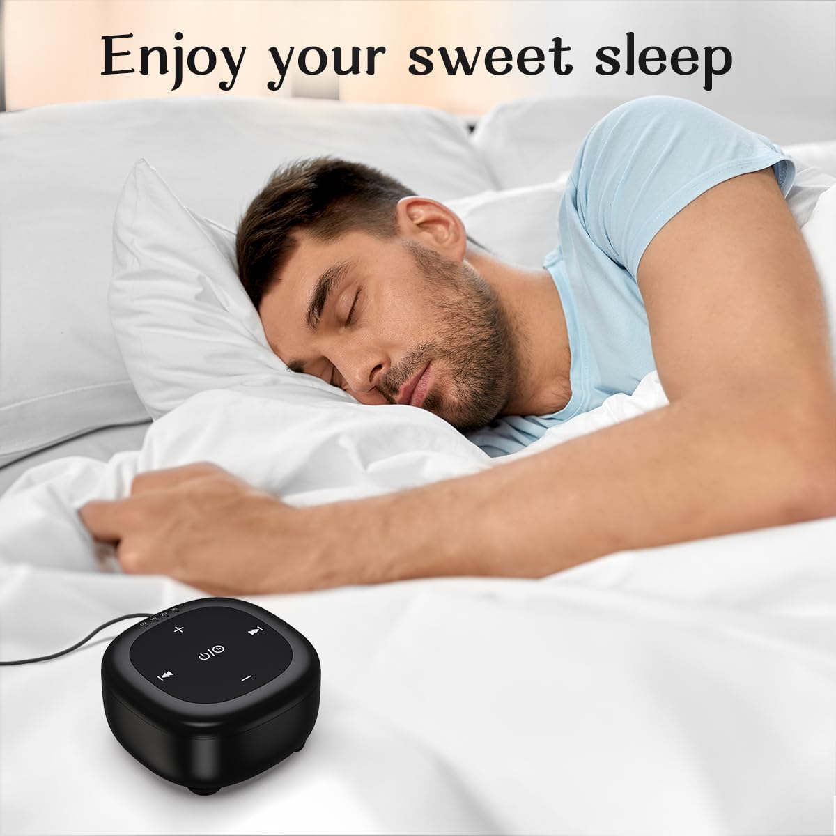 Hushing sound machine used for travel or home care for babies and adults