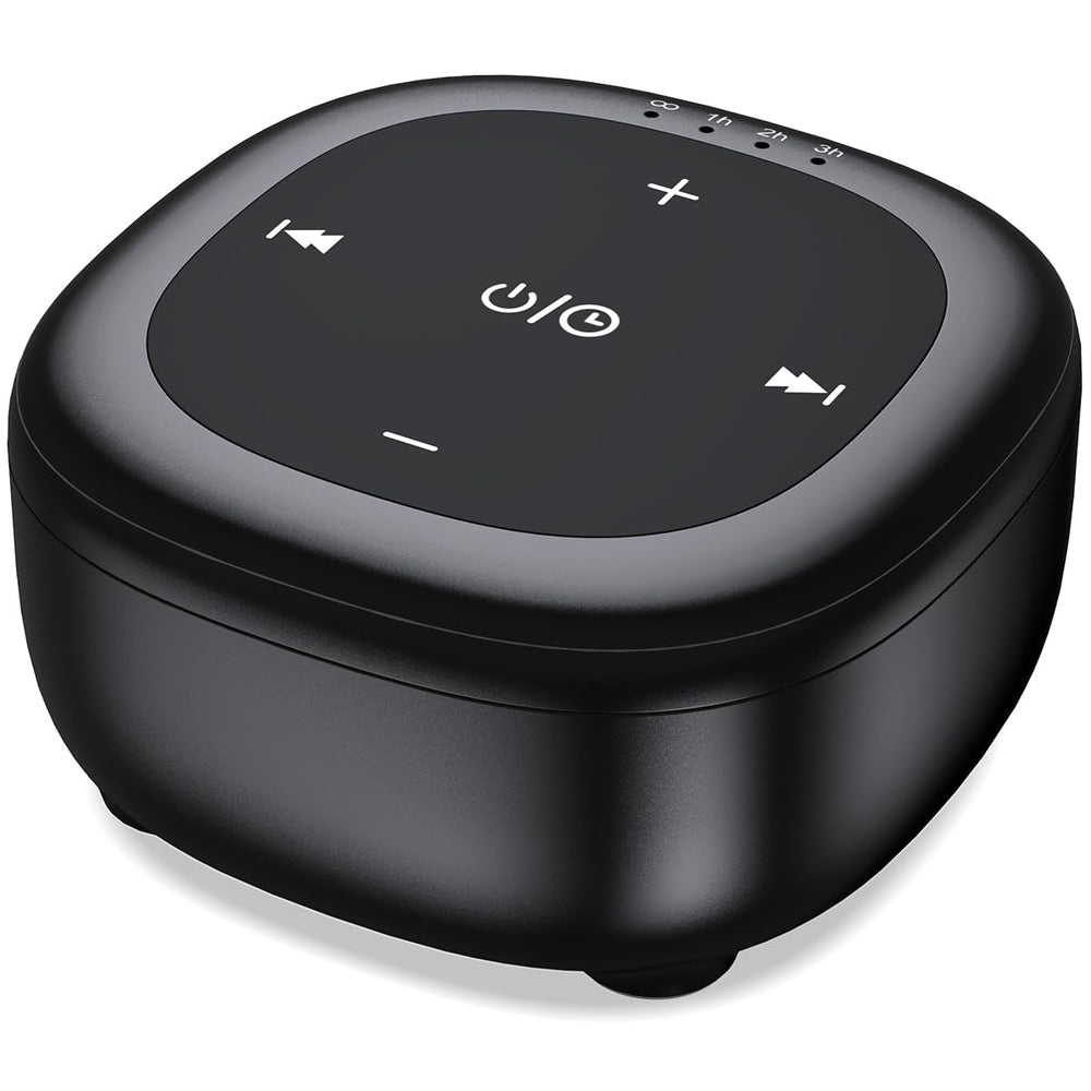 Hushing white noise sleep machine showing 30 soothing sounds for sleep ambiance