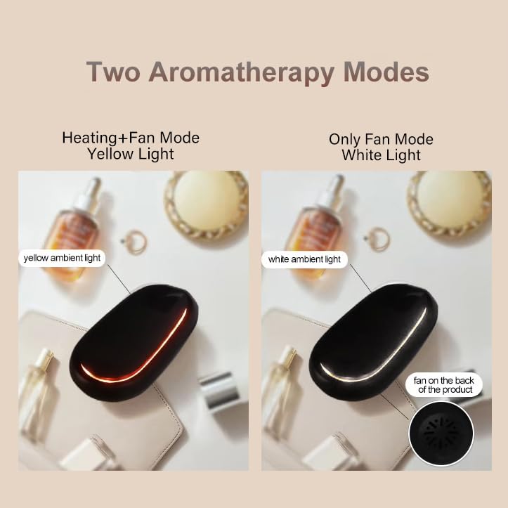 HUTIP Waterless Diffuser label close-up showing simple setup guidance.