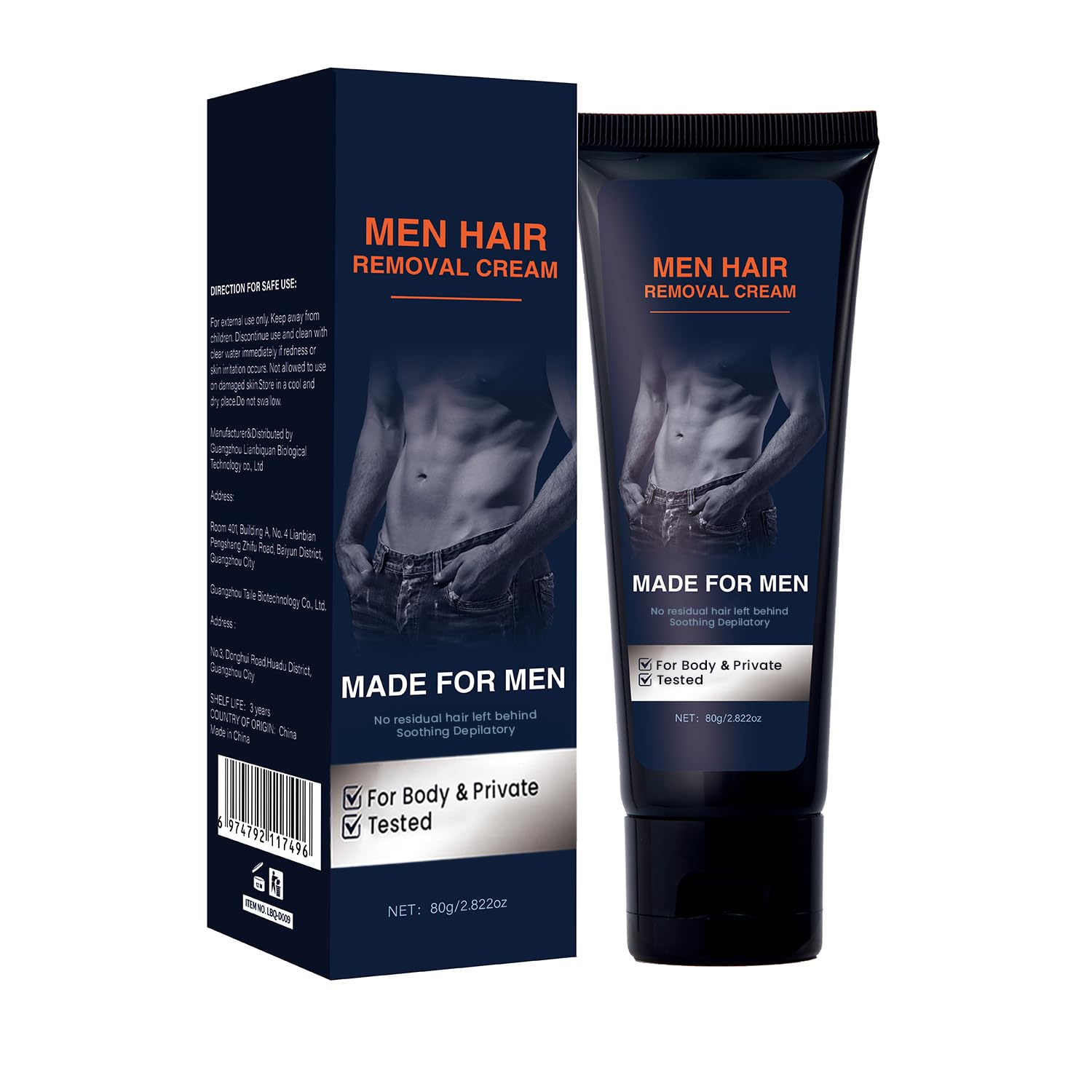 Huuazoi Hair Removal Cream bottle for easy at-home use and smooth skin.