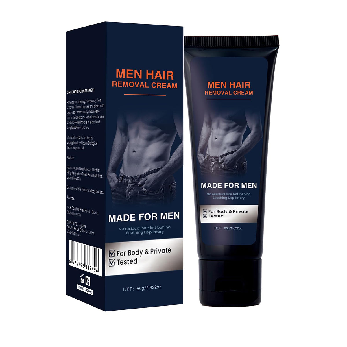 Huuazoi Hair Removal Cream bottle for easy at-home use and smooth skin.