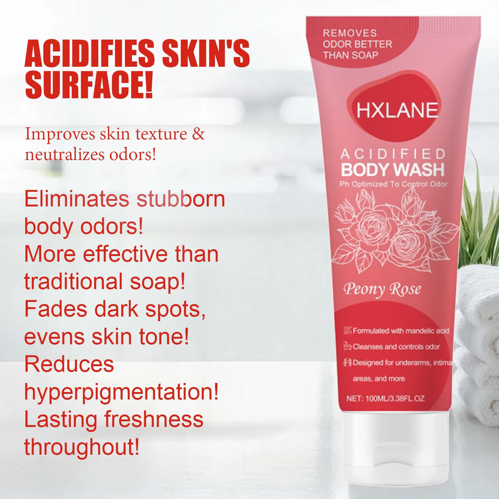 HXLANE rich foam demonstrates velvety lather that rinses clean