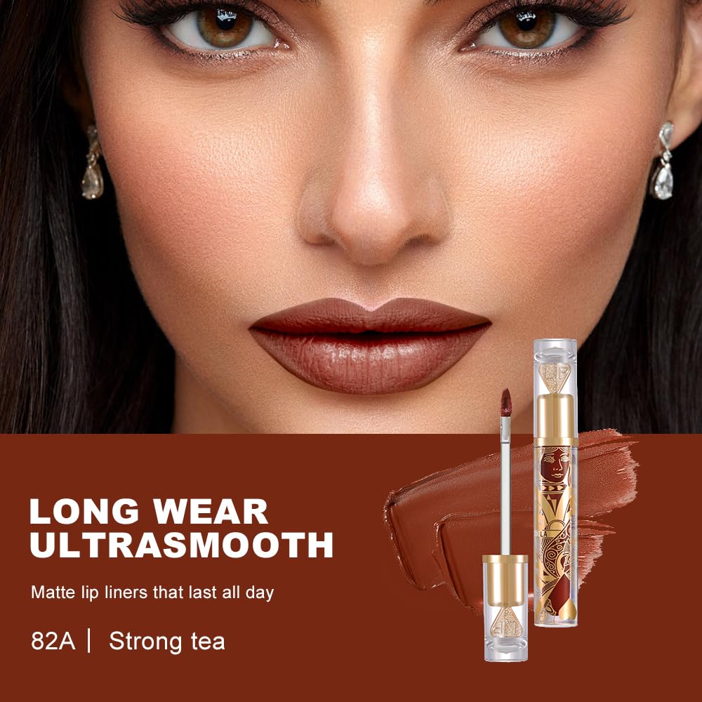 Buildable color shown with Hxssll Matte Velvet Lip Stain for natural to polished looks.