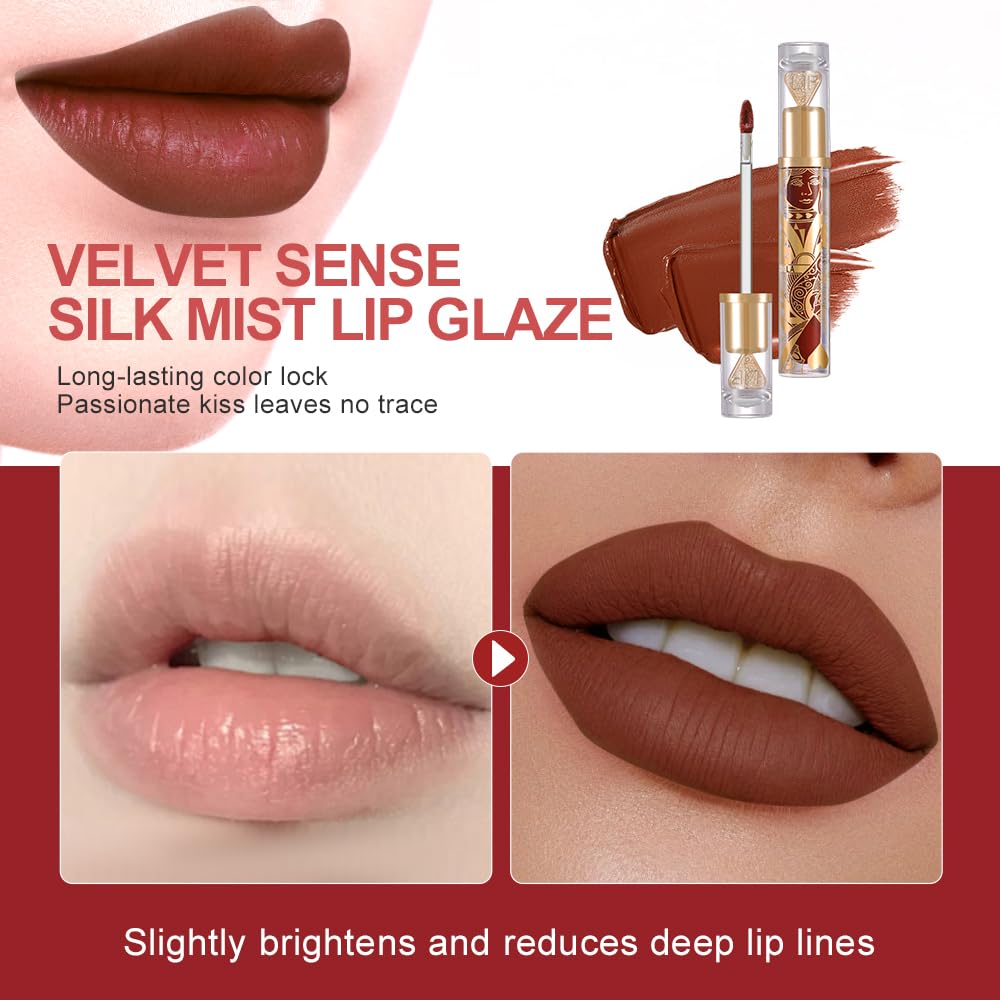 Hxssll lip stain wand applying color with a smooth, lightweight glide.