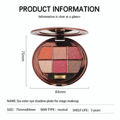 Hxssll Shimmer Glitter Mini Eyeshadow Palette easy blend buildable textures