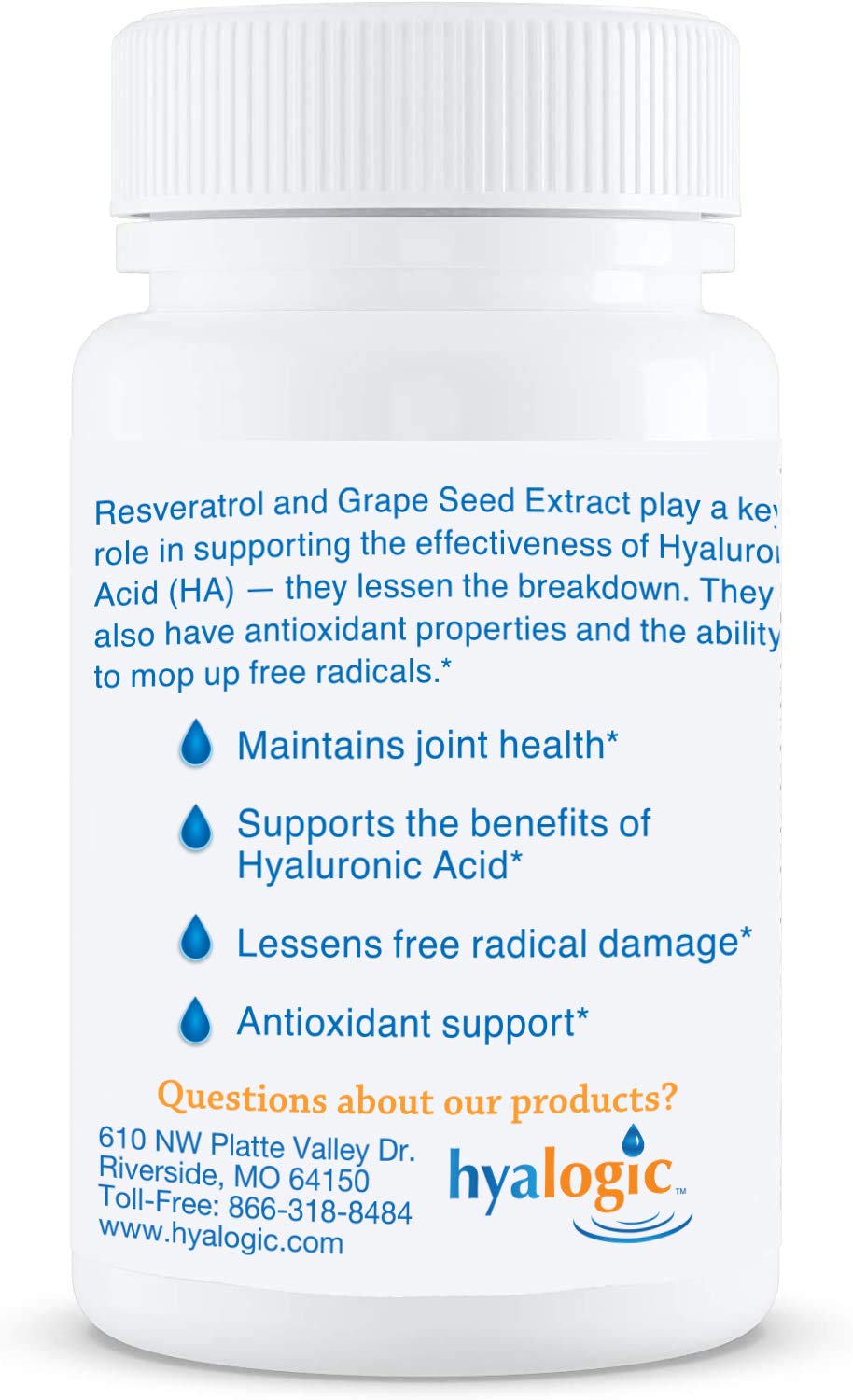 Resveratrol capsules and grape seeds illustrating ingredients