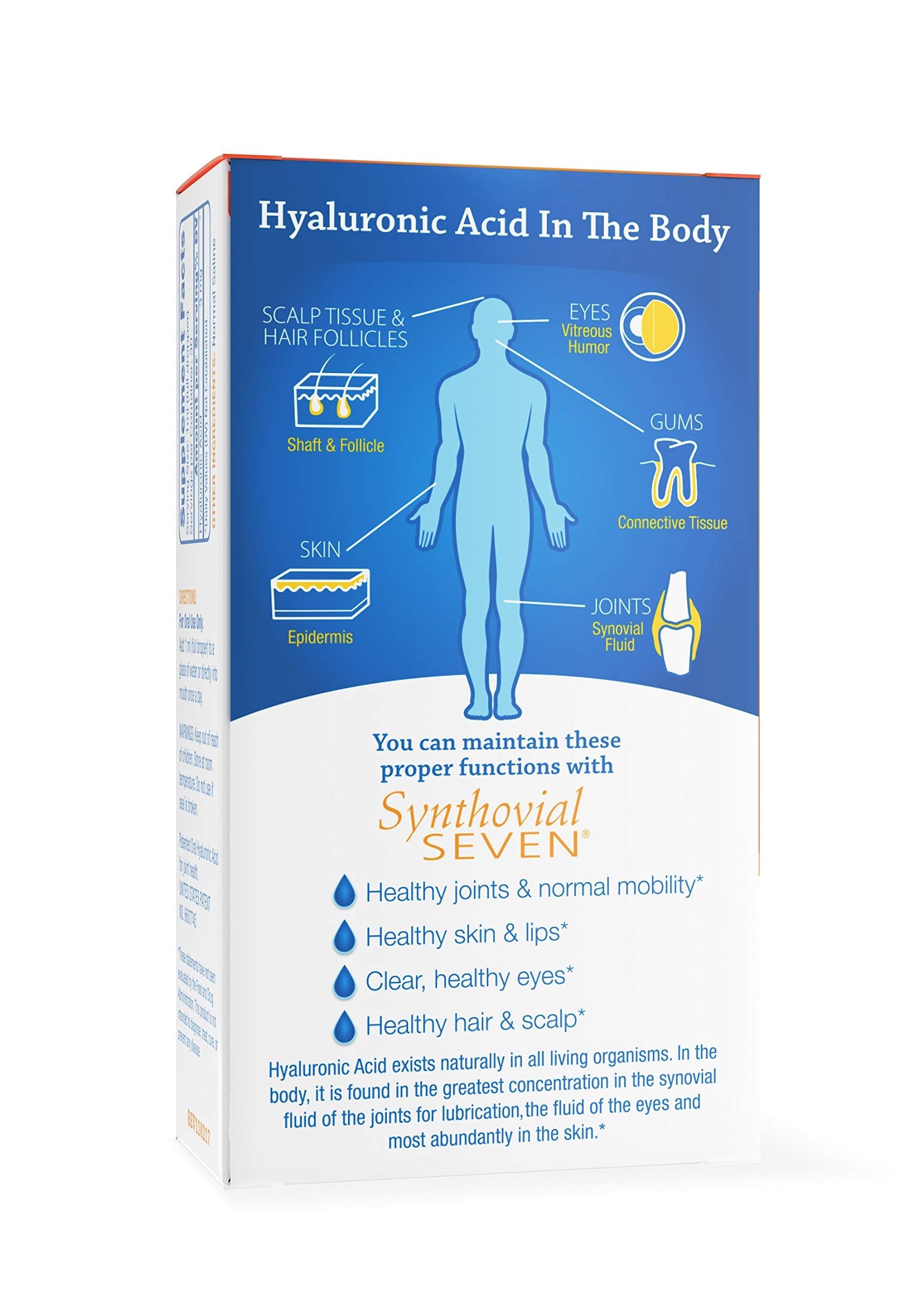 Close-up of Synthovial Seven label on bottle