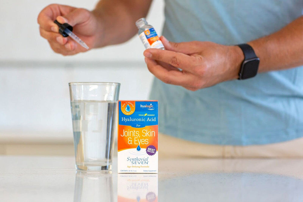 Nutrition label detail on bottle