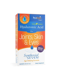Close-up of Hyalogic Synthovial Seven bottle