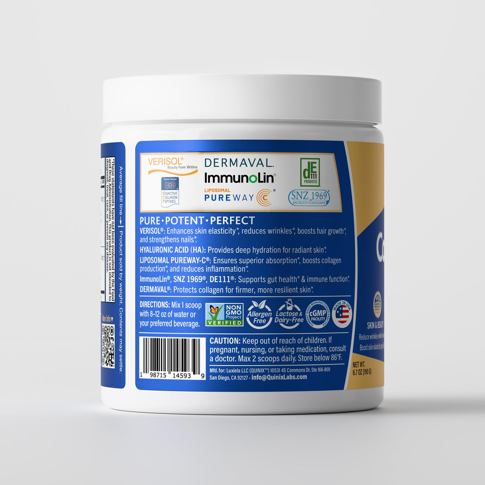 Collagen Fusion+ 7-in-1 Powder with VERISOL® & ImmunoLin® – Skin, Hair ...