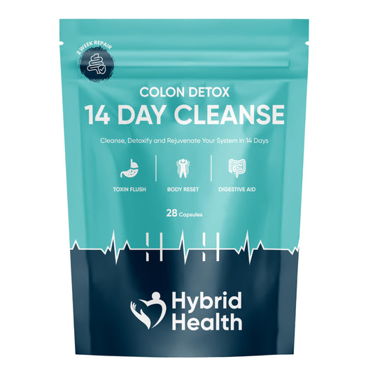 Hybrid Health Colon Cleanse bottle with 28 capsules