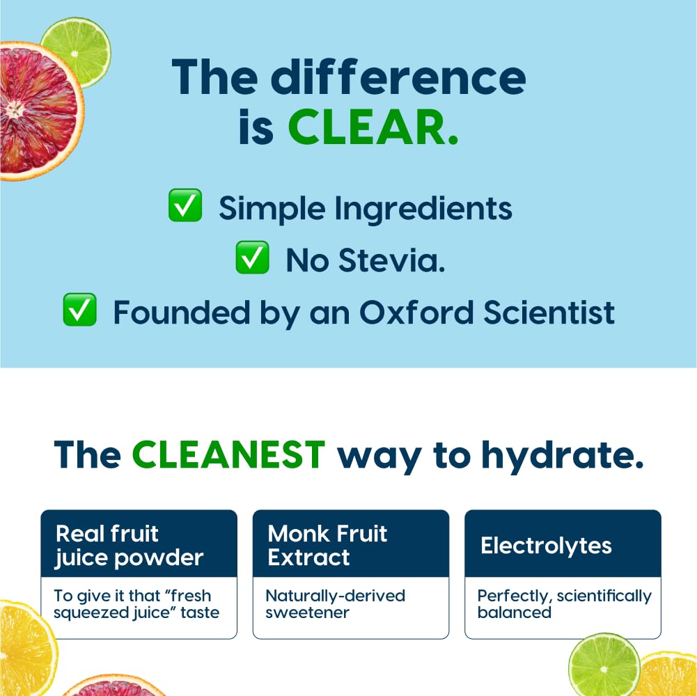 Hydrant Blood Orange ingredients label