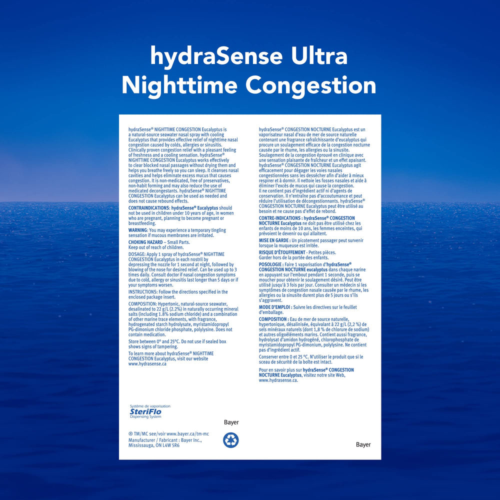 Hydrasense Eucalyptus 100ml spray nozzle close-up