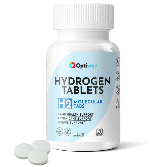 Optiwav Hydrogen Tablets bottle for drinking water