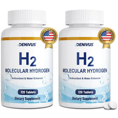 Bottle of hydrogen water tablets with magnesium